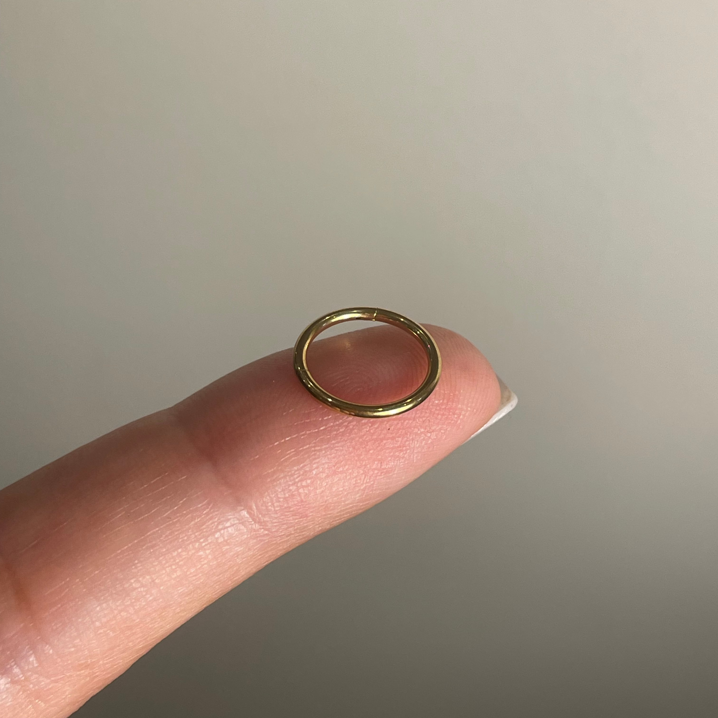 Surgical Steel Single Hoop Conch (1.2mmx10mm)