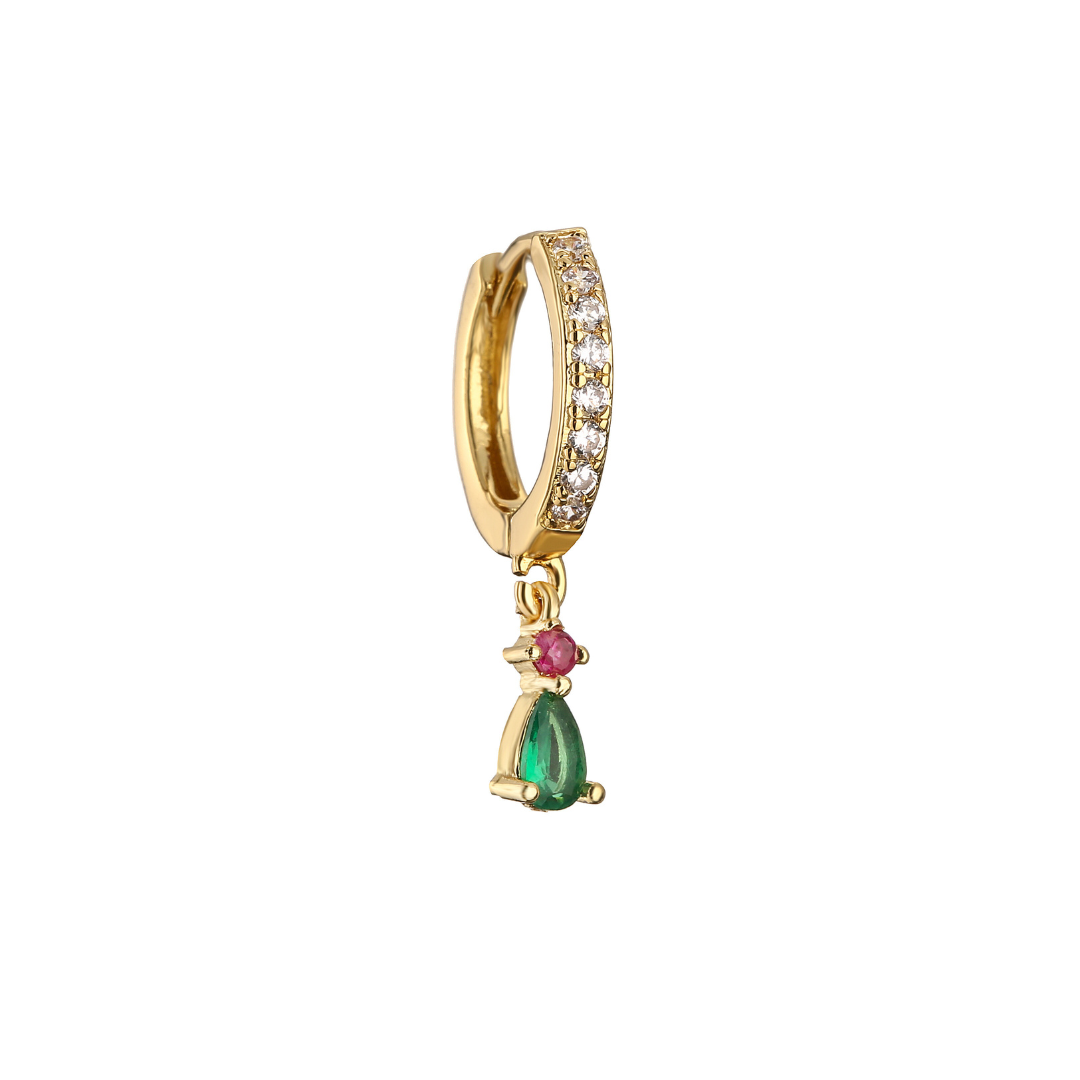 Tear Drop Earring hypoallergenic ( one piece )