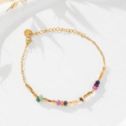 Natural Gem Stones Bracelet