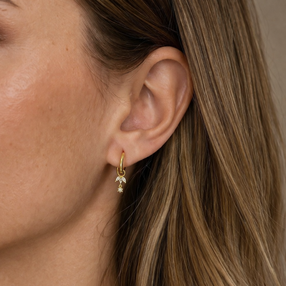 925 Silver Sterling Clove Earring ( one Piece )