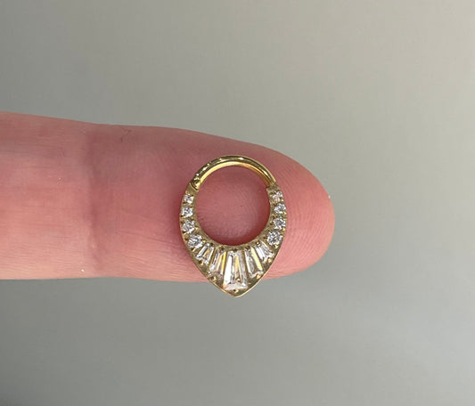 Daith/septum Titanuim clicker 1.2/8mm