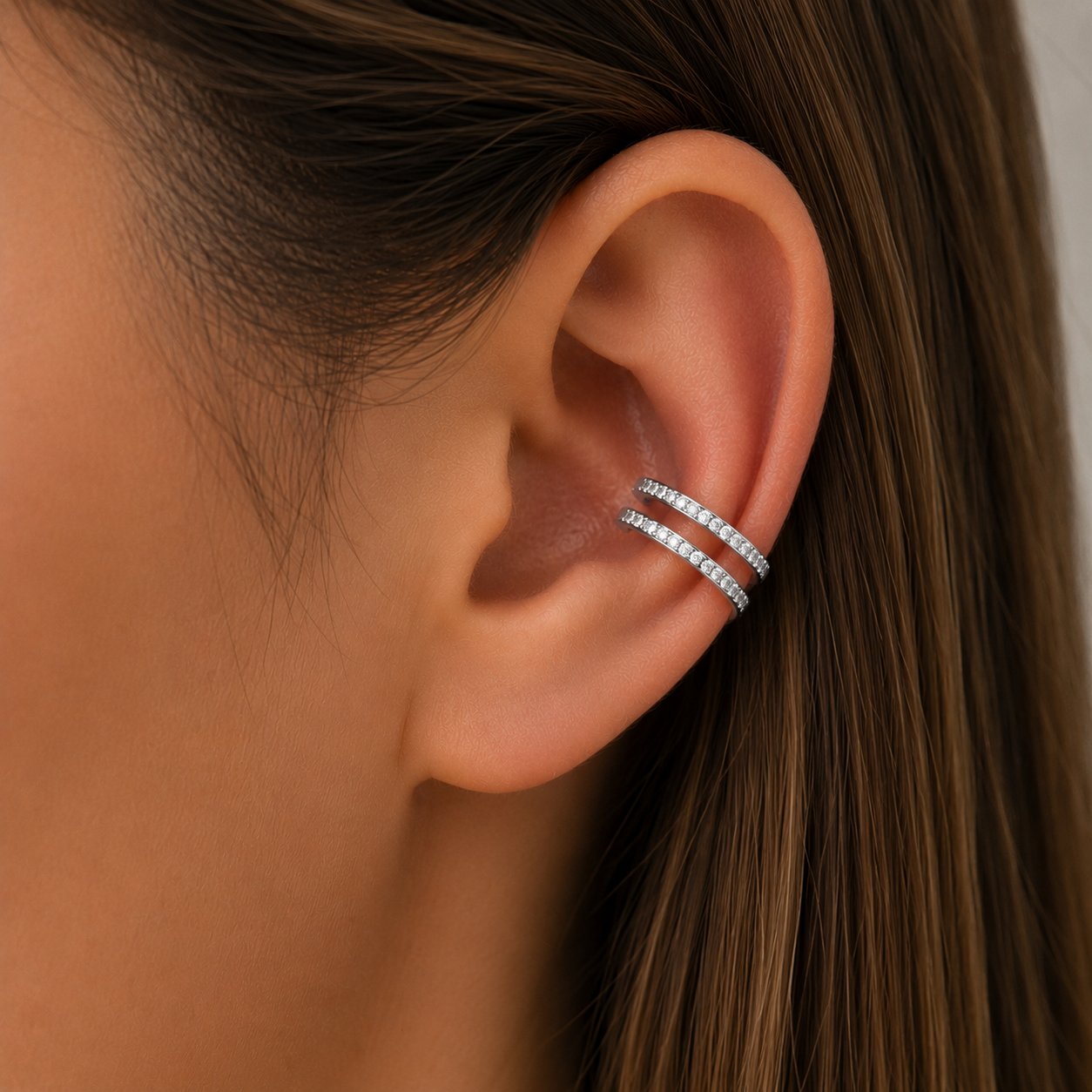 Titanium clicker conch piercing 1.2/10mm