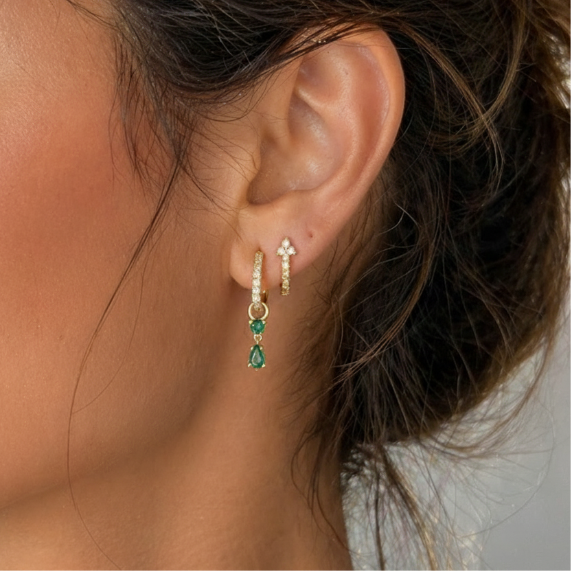Set of two hypoallergenic earrings