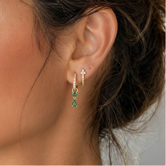 Set of two hypoallergenic earrings