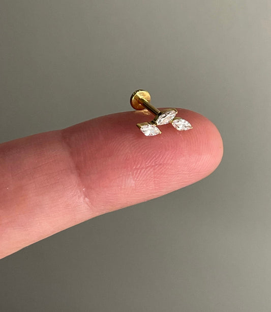 Titanuim labret (8mm,6mm) bar