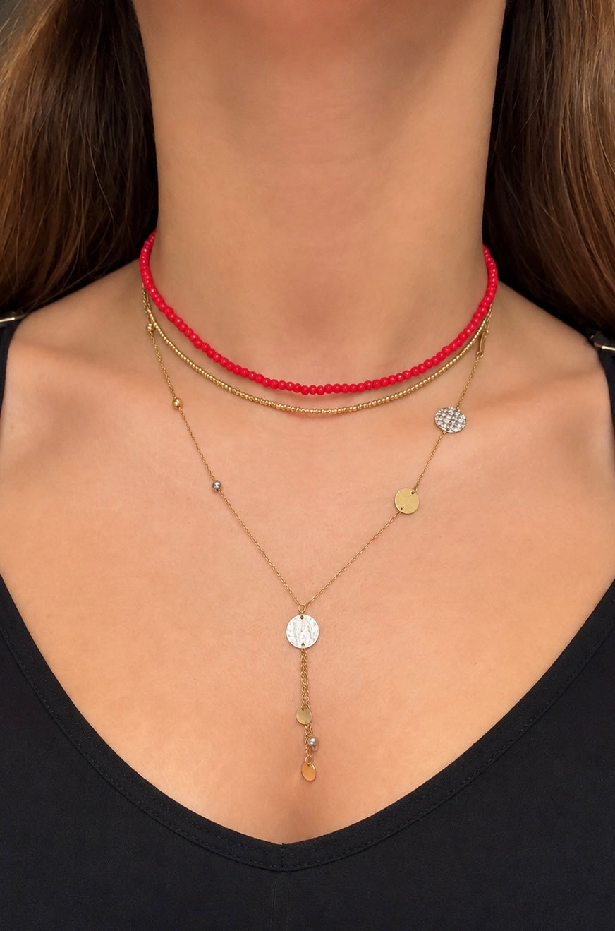 choker beaded necklace
