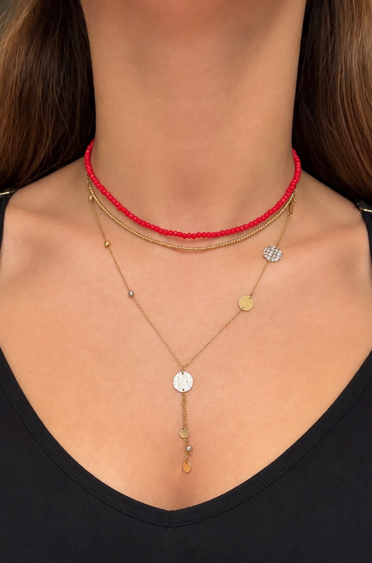 choker beaded necklace