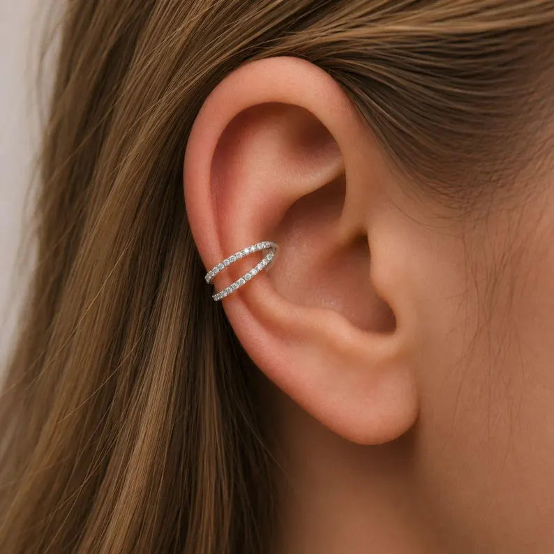 Titanuim Double Layer Conch clicker piercing 1.2/10mm