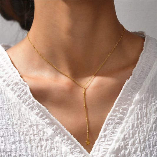 925 Sterling Silver Y-shaped  Necklaces