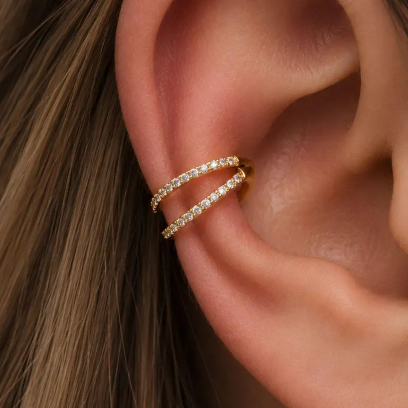 Titanuim Double Layer Conch clicker piercing 1.2/10mm