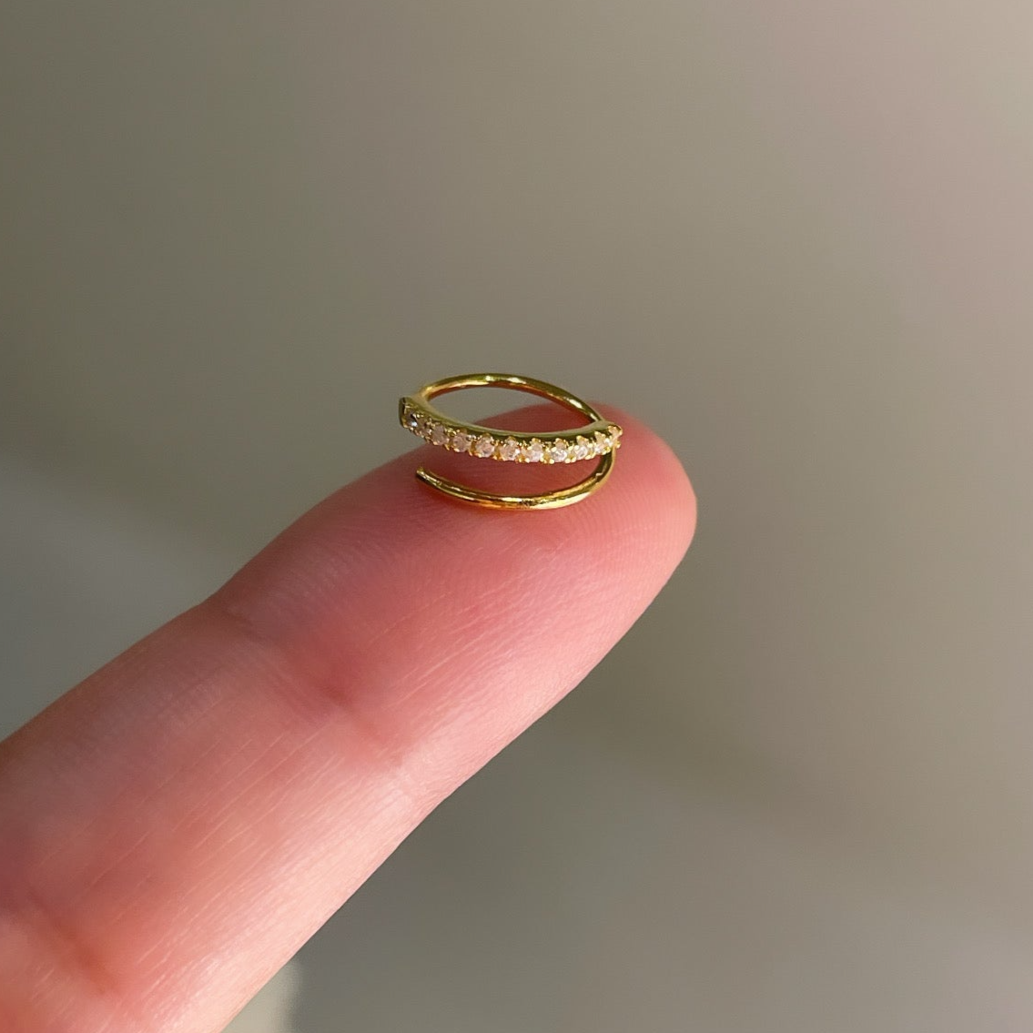 925 silver sterling Twist earring ( one piece )