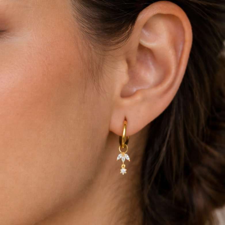 925 Silver Sterling Clove Earring ( one Piece )