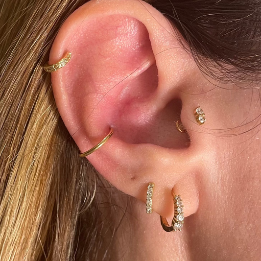 Surgical Steel Single Hoop Conch (1.2mmx10mm)