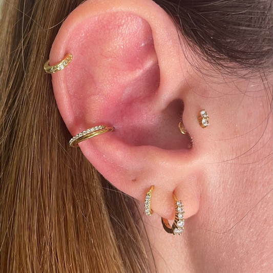 Titanium Marva Conch Piercing (1.2mm/10mm)