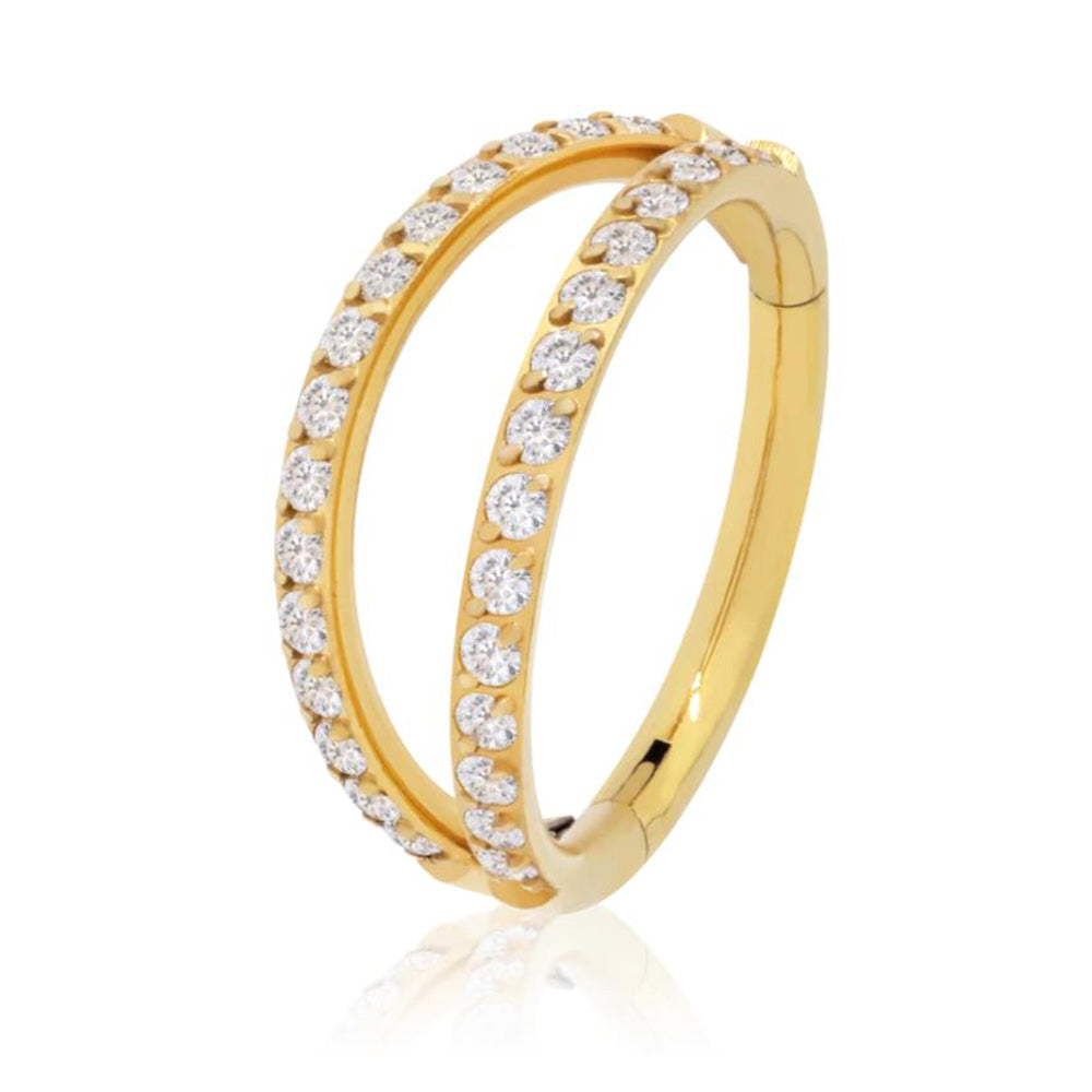 Titanuim Double Layer Cuff,Conch