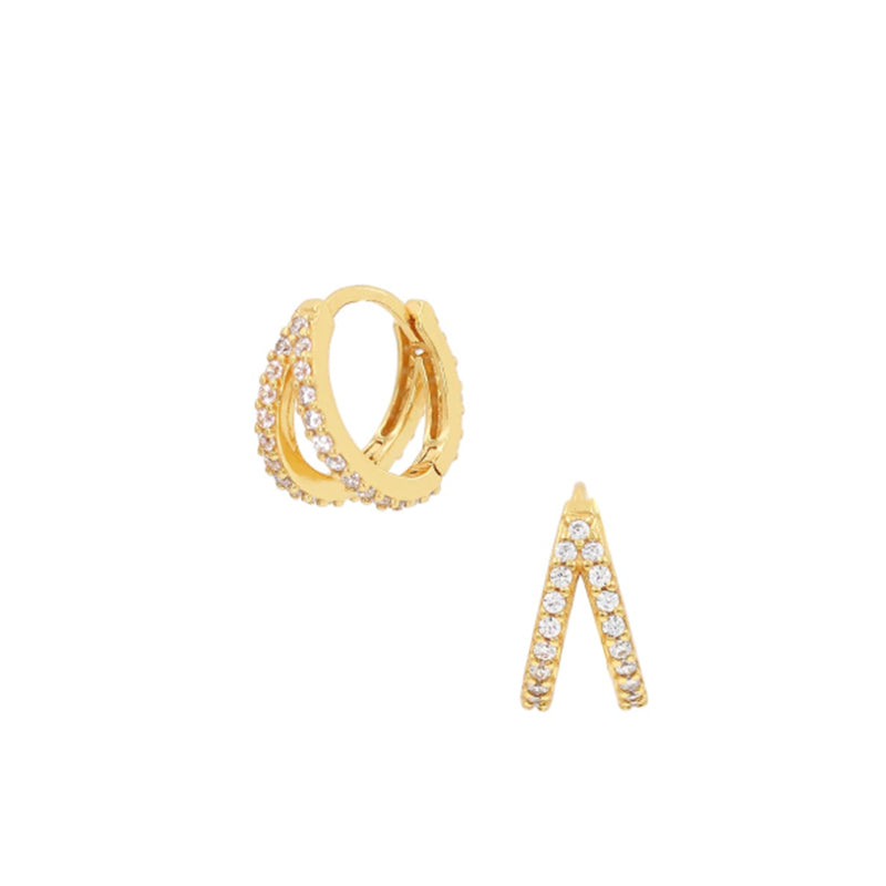 Double Coil hypoallergenic Hoop ( one piece )
