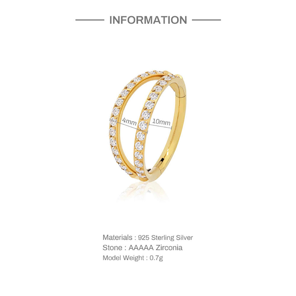 Titanuim Double Layer Cuff,Conch
