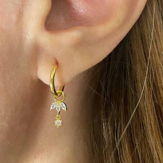 925 Silver Sterling Clove Earring ( one Piece )