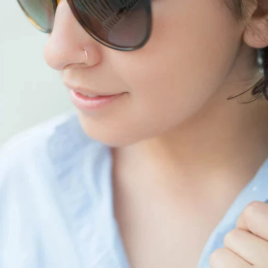 Titanium Nose Ring Septum Clicker (8mm, 20 G A U G E)
