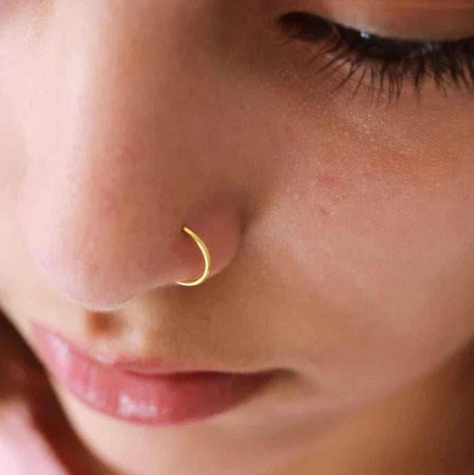 Titanium Nose Ring Septum Clicker (8mm, 20 G A U G E)
