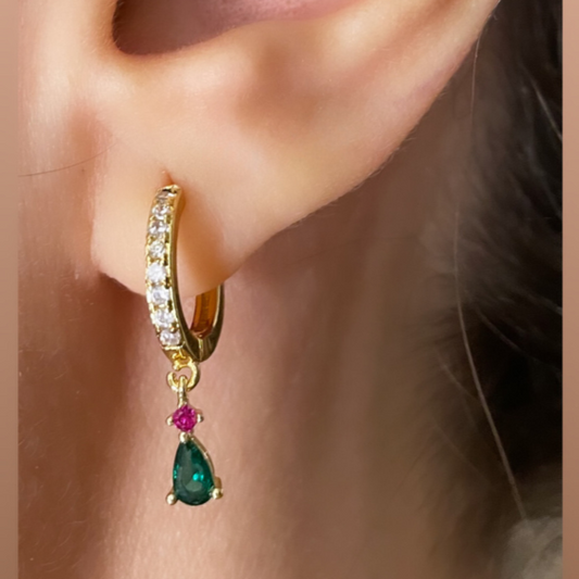 Tear Drop Earring hypoallergenic ( one piece )