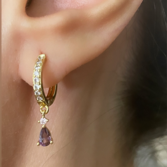 Tear Drop Earring hypoallergenic ( one piece )